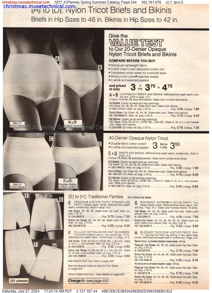 1977 JCPenney Spring Summer Catalog, Page 244