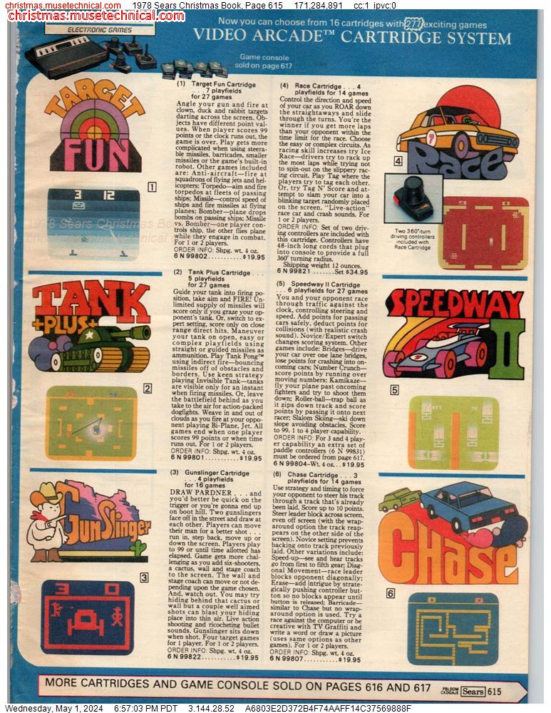 1978 Sears Christmas Book, Page 615