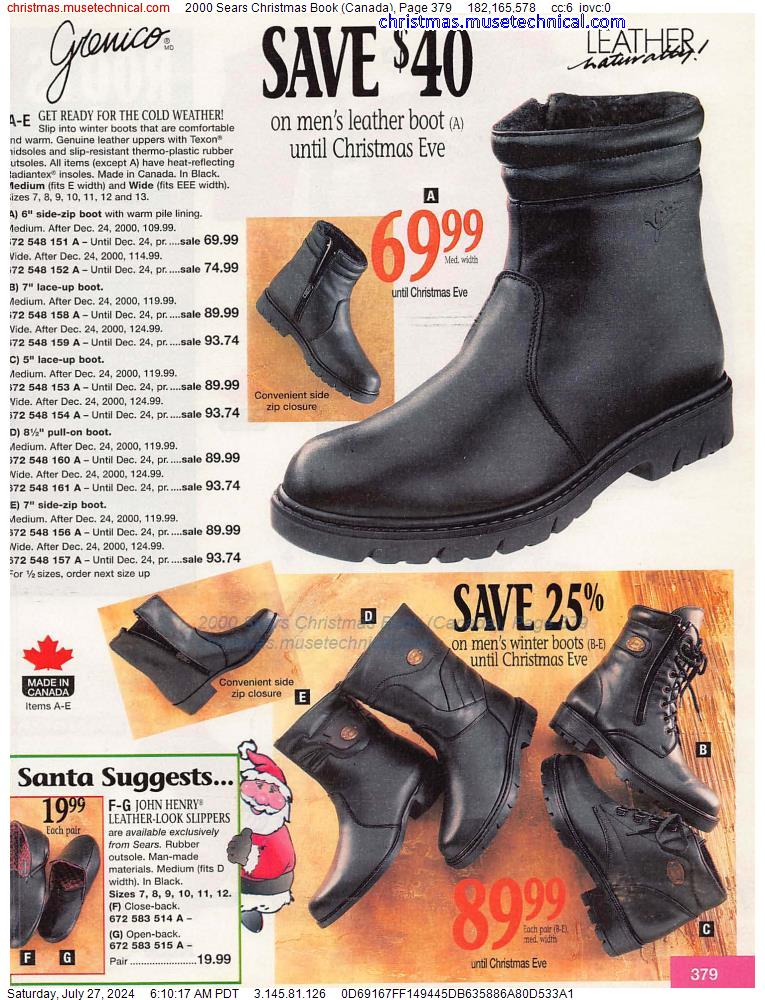 2000 Sears Christmas Book (Canada), Page 379