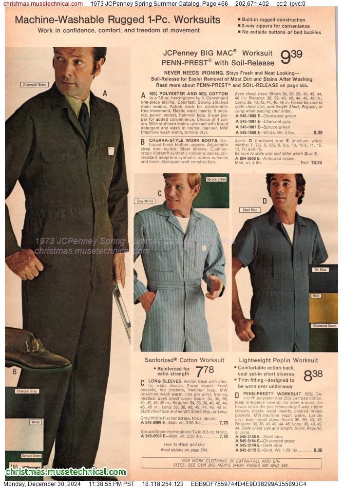 1973 JCPenney Spring Summer Catalog, Page 466