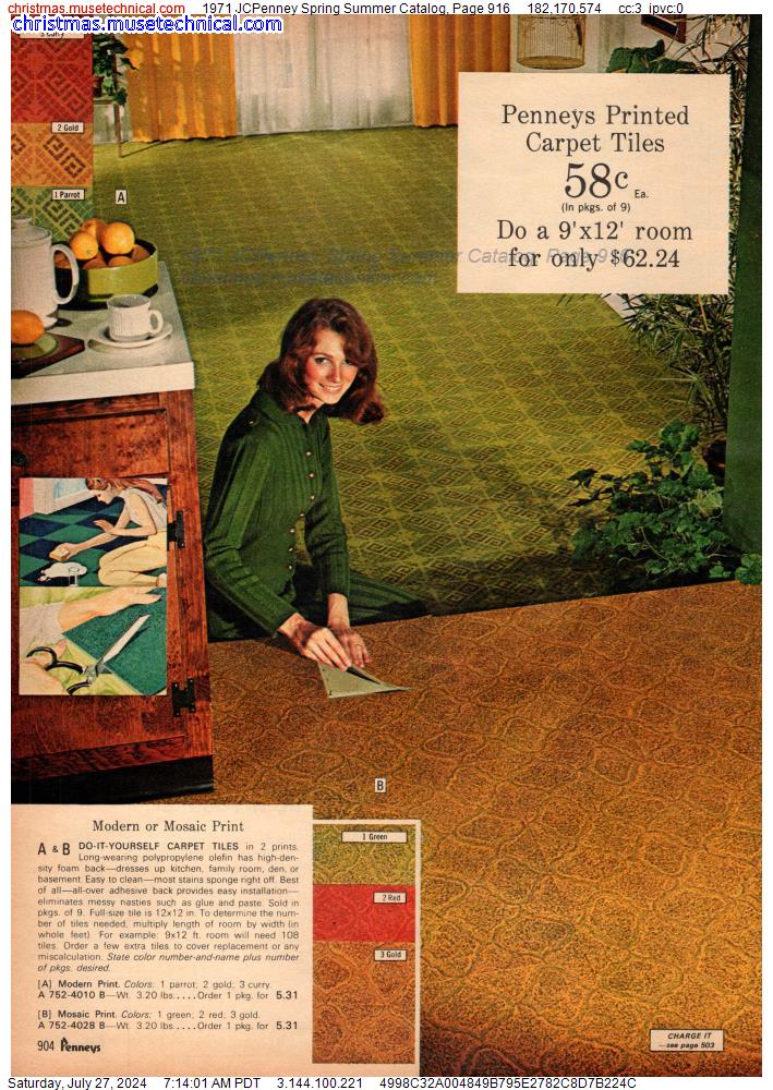 1971 JCPenney Spring Summer Catalog, Page 916