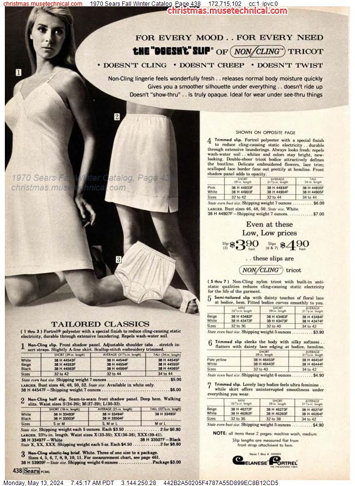1970 Sears Fall Winter Catalog, Page 438