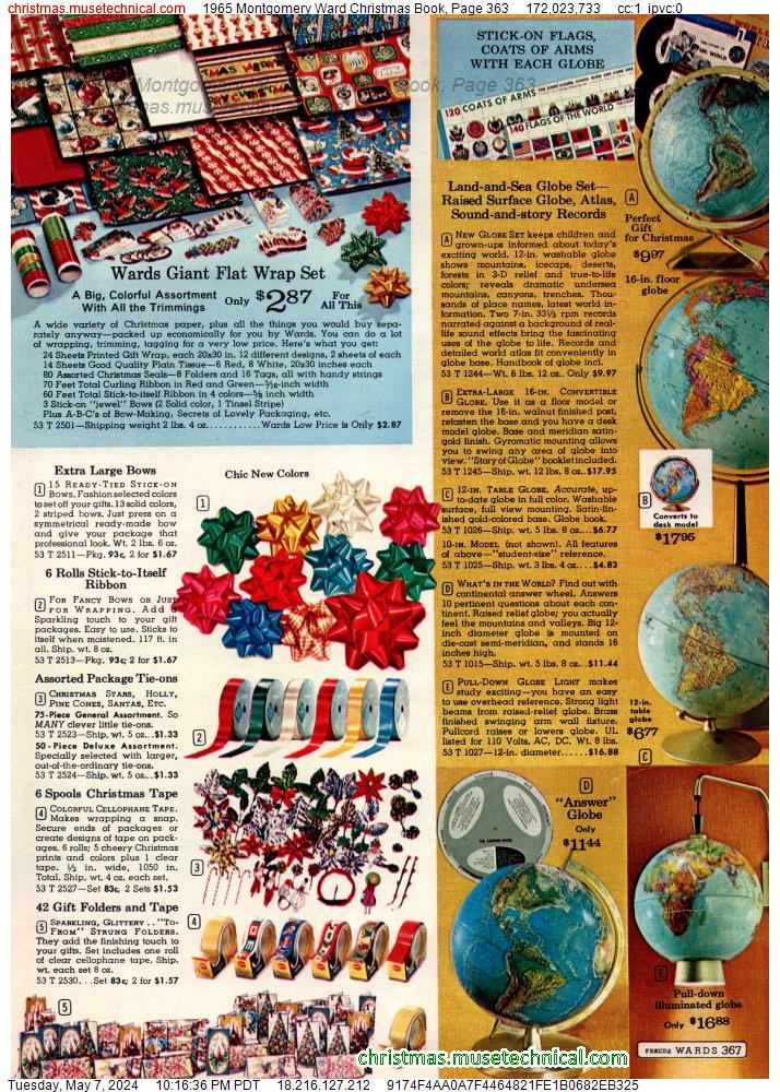 1965 Montgomery Ward Christmas Book, Page 363