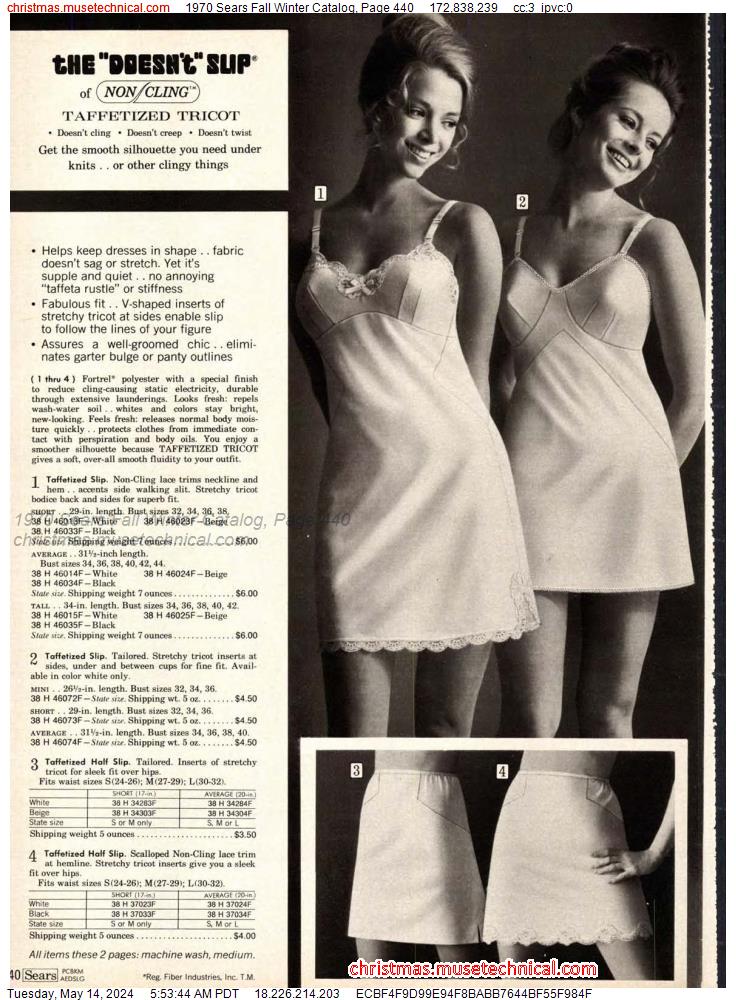 1970 Sears Fall Winter Catalog, Page 440