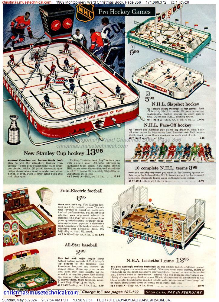 1969 Montgomery Ward Christmas Book, Page 356