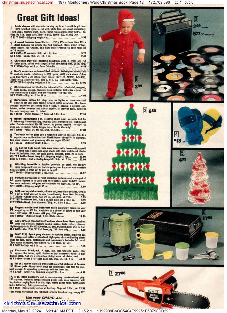 1977 Montgomery Ward Christmas Book, Page 12