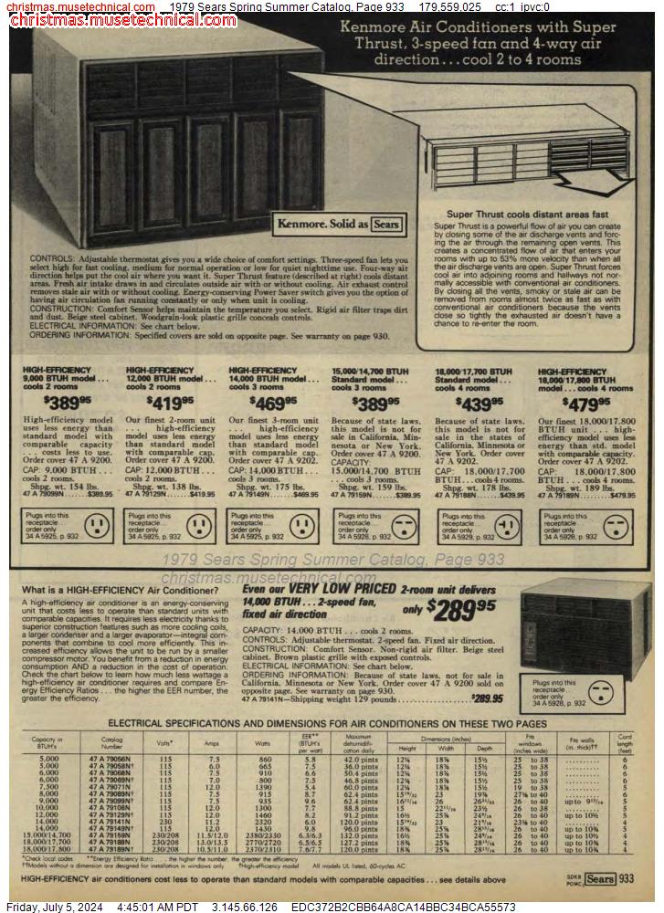 1979 Sears Spring Summer Catalog, Page 933
