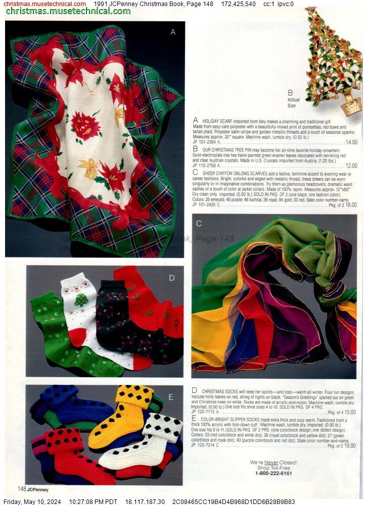 1991 JCPenney Christmas Book, Page 148