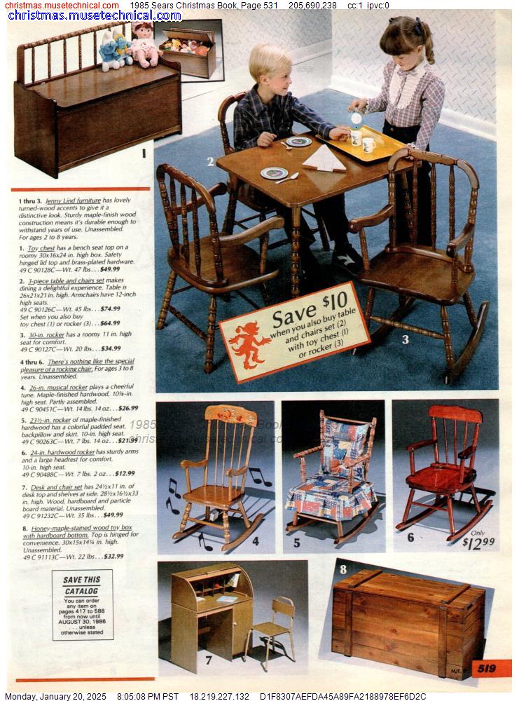 1985 Sears Christmas Book, Page 531