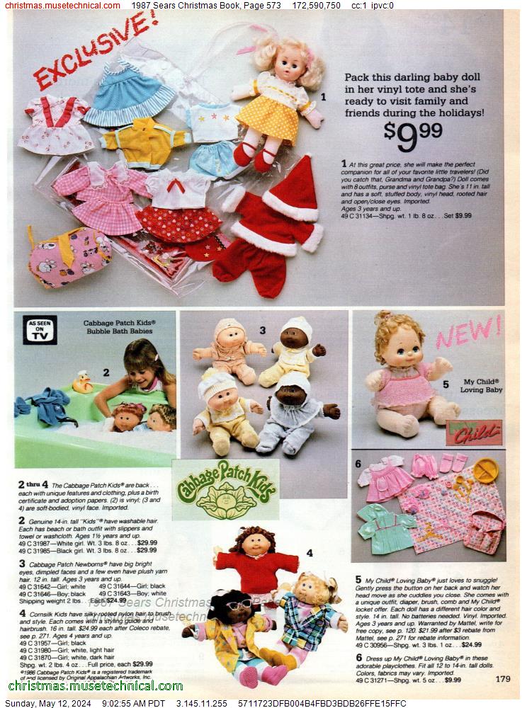 1987 Sears Christmas Book, Page 573