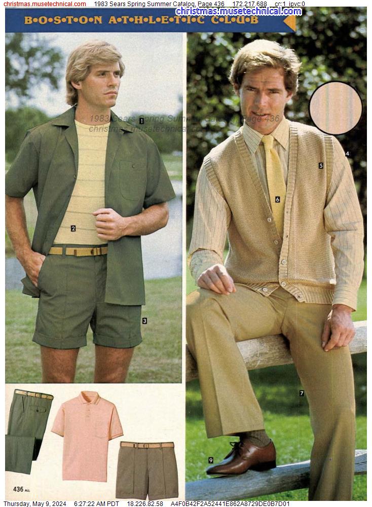 1983 Sears Spring Summer Catalog, Page 436