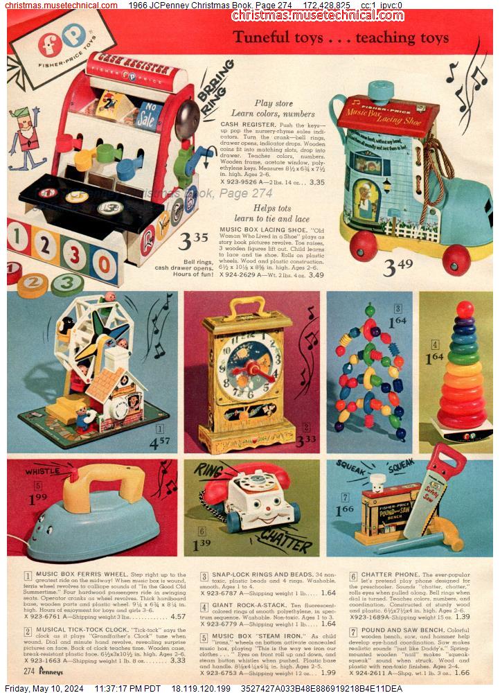 1966 JCPenney Christmas Book, Page 274