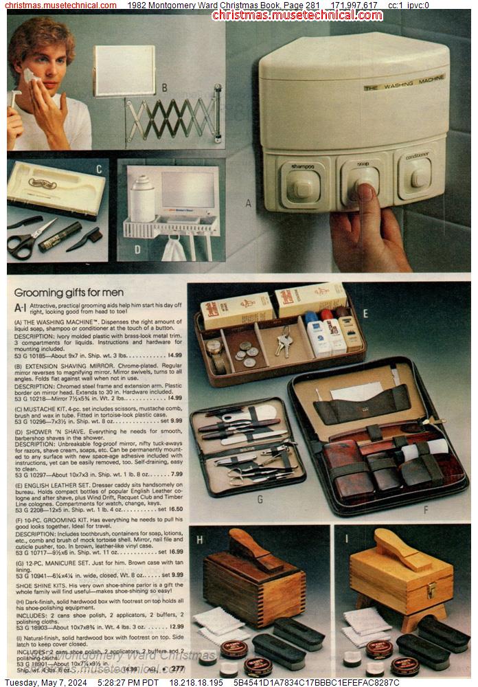 1982 Montgomery Ward Christmas Book, Page 281
