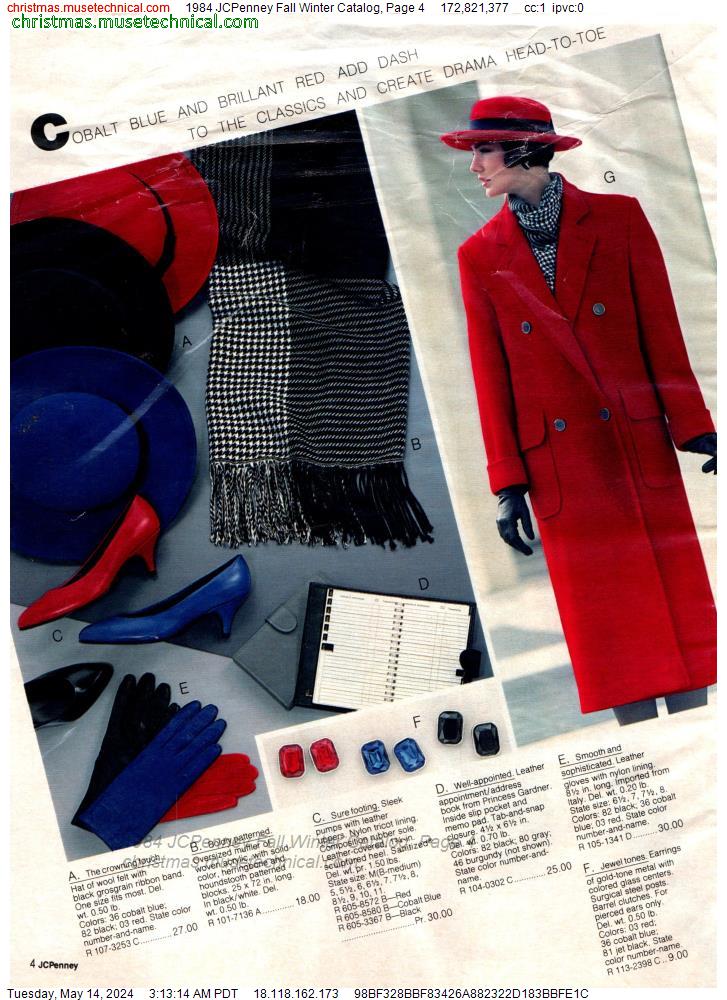 1984 JCPenney Fall Winter Catalog, Page 4