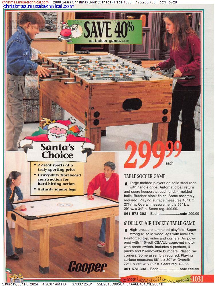 2000 Sears Christmas Book (Canada), Page 1035