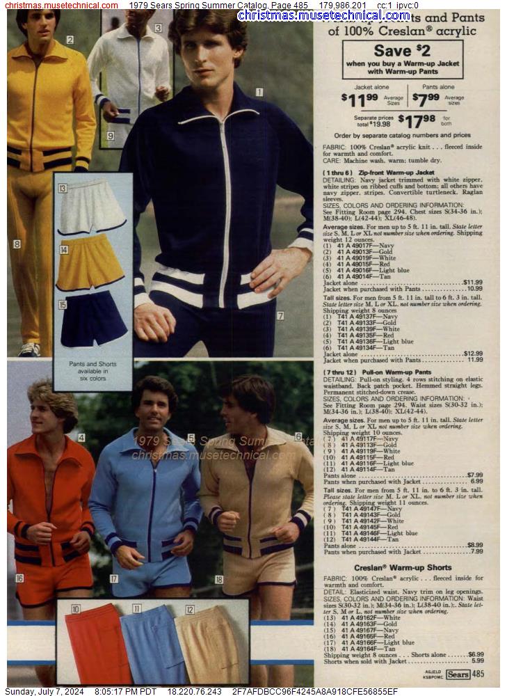 1979 Sears Spring Summer Catalog, Page 485