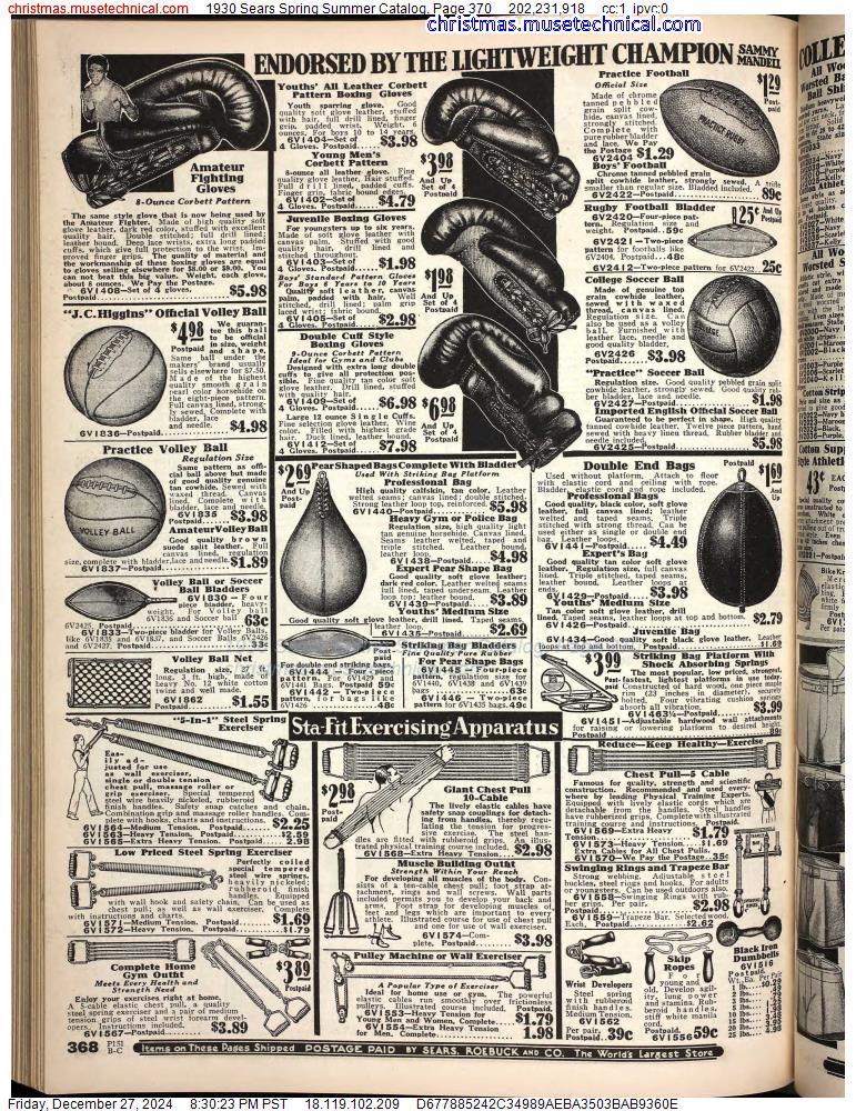 1930 Sears Spring Summer Catalog, Page 370