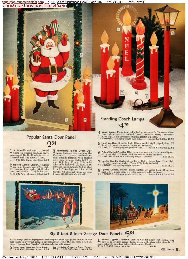 1966 Sears Christmas Book, Page 387