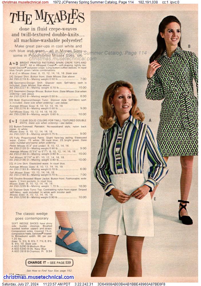 1972 JCPenney Spring Summer Catalog, Page 114