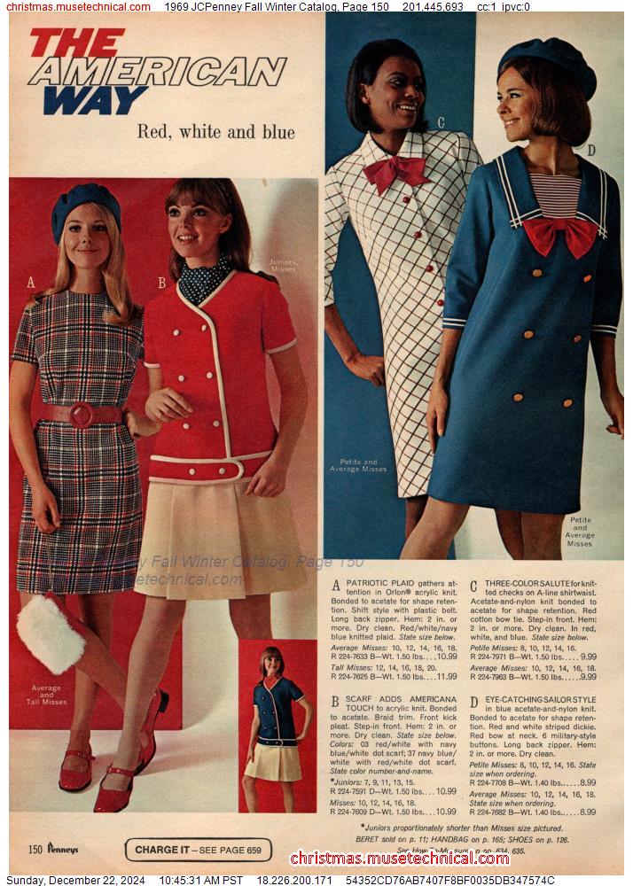 1969 JCPenney Fall Winter Catalog, Page 150