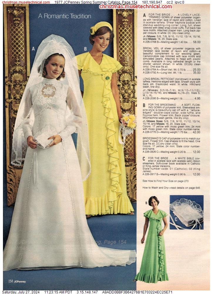 1977 JCPenney Spring Summer Catalog, Page 154