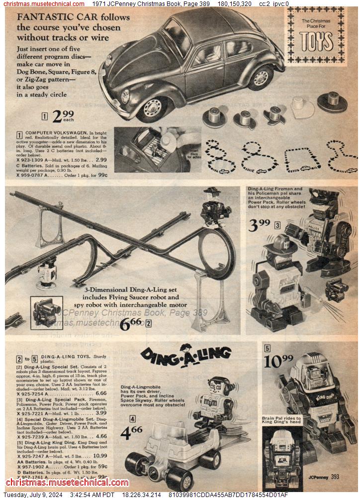 1971 JCPenney Christmas Book, Page 389