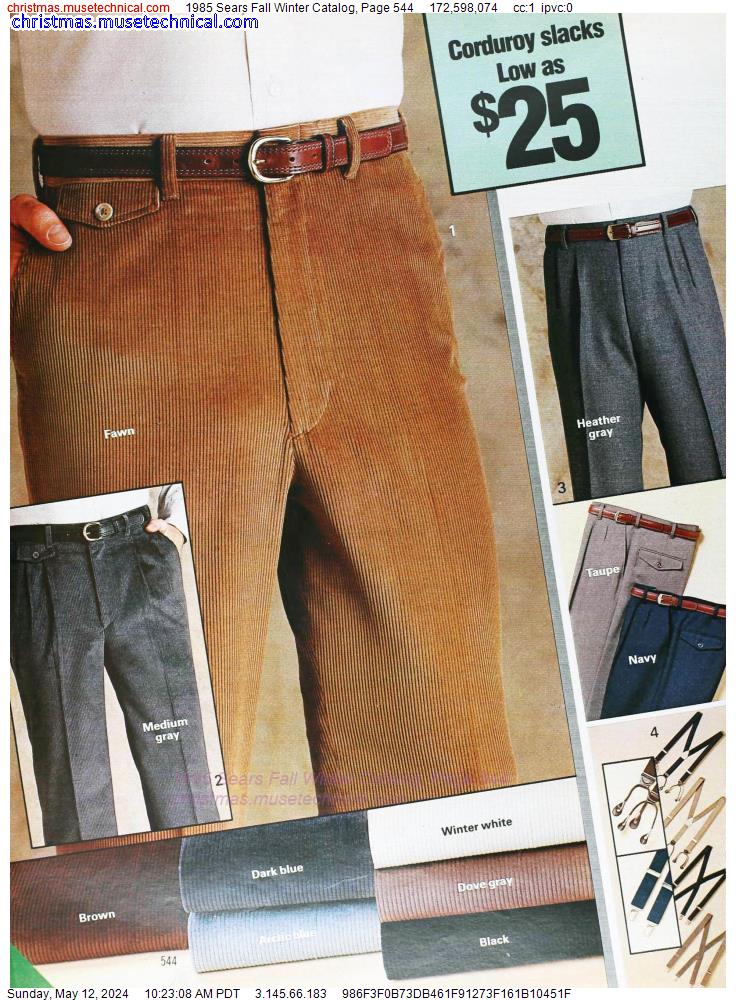 1985 Sears Fall Winter Catalog, Page 544