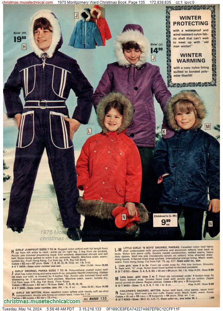 1975 Montgomery Ward Christmas Book, Page 135
