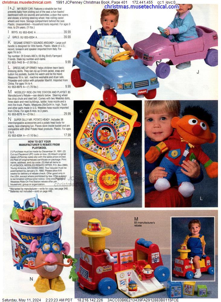 1991 JCPenney Christmas Book, Page 401
