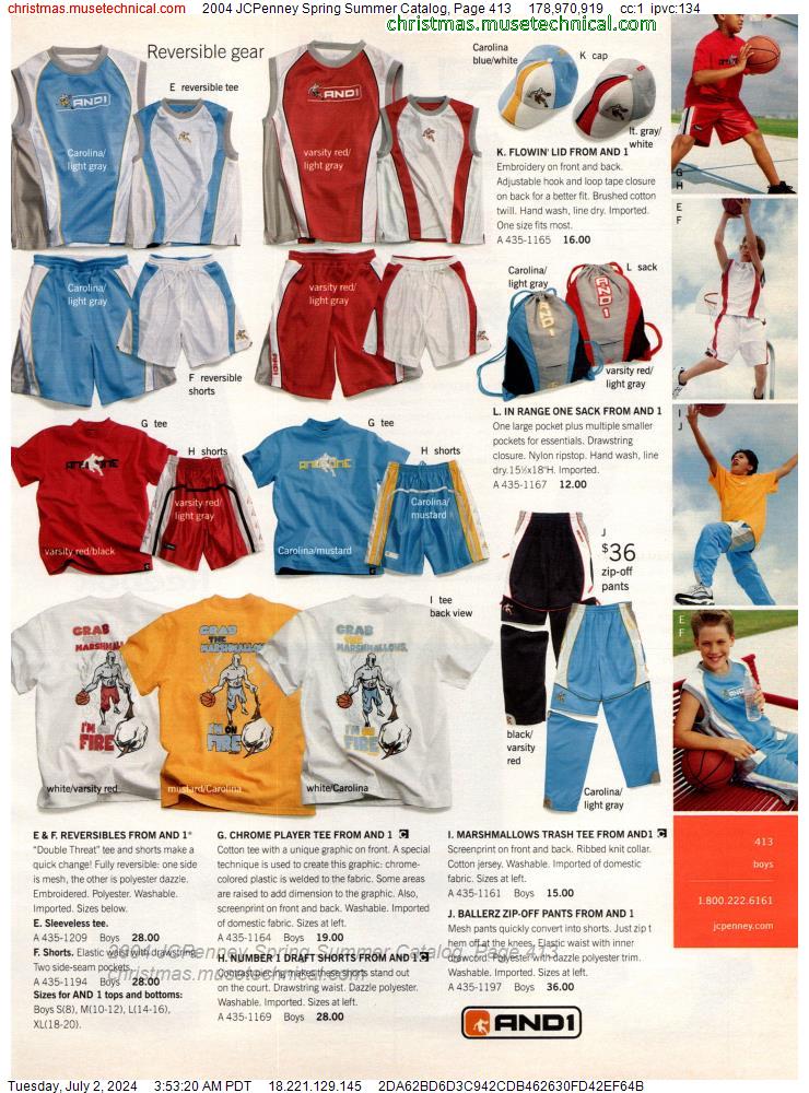 2004 JCPenney Spring Summer Catalog, Page 413