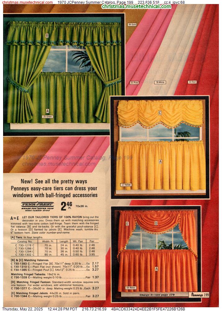 1970 JCPenney Summer Catalog, Page 199