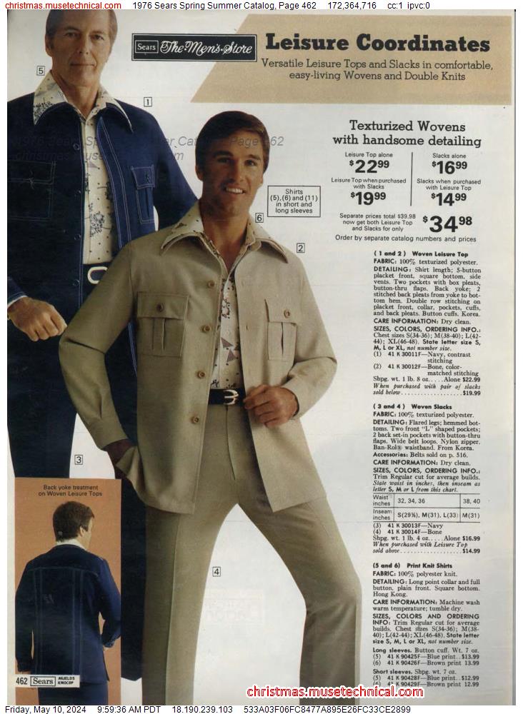 1976 Sears Spring Summer Catalog, Page 462