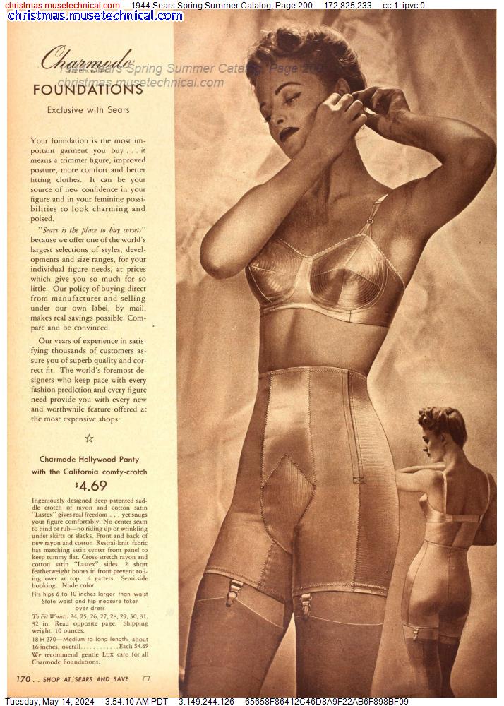 1944 Sears Spring Summer Catalog, Page 200