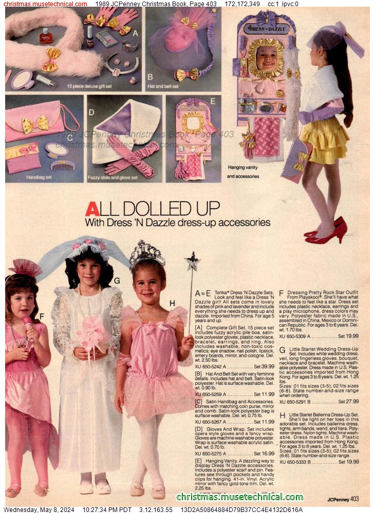 1989 JCPenney Christmas Book, Page 403
