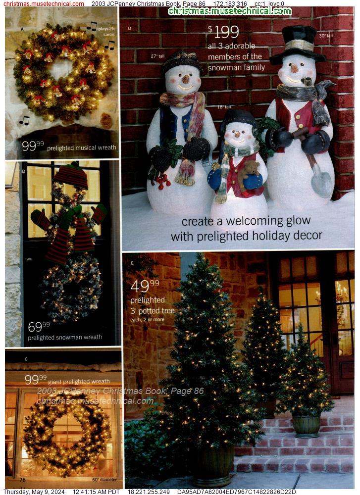 2003 JCPenney Christmas Book, Page 86