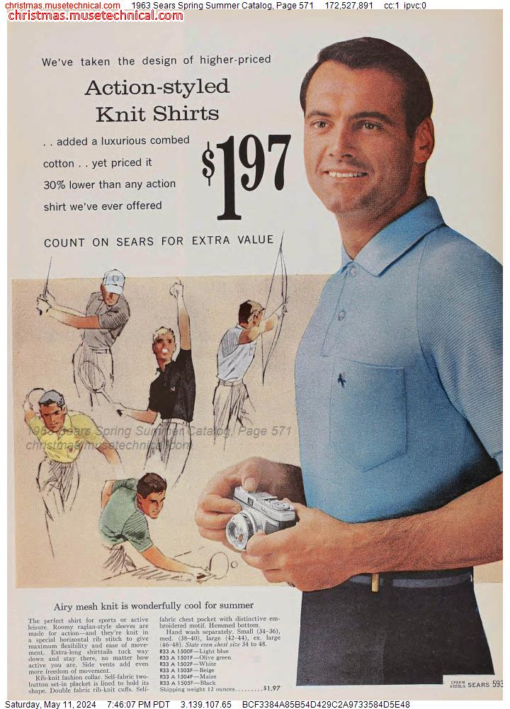 1963 Sears Spring Summer Catalog, Page 571