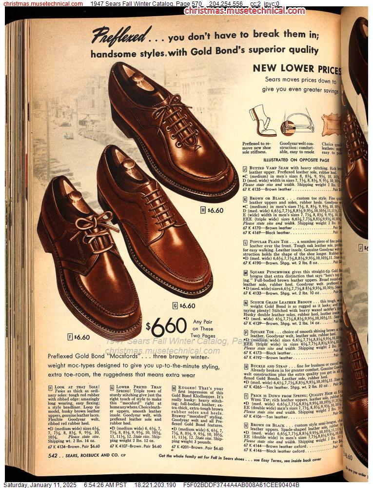 1947 Sears Fall Winter Catalog, Page 570