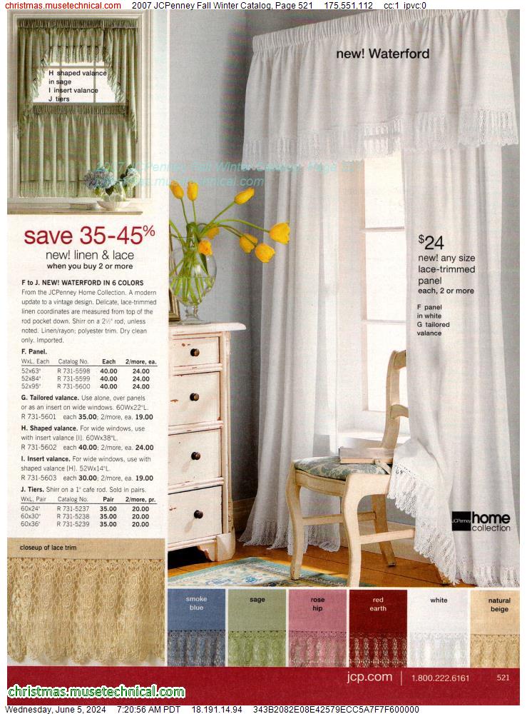 2007 JCPenney Fall Winter Catalog, Page 521