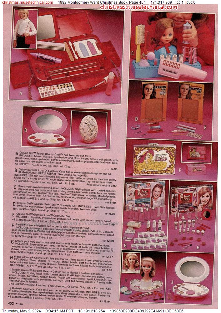 1982 Montgomery Ward Christmas Book, Page 454
