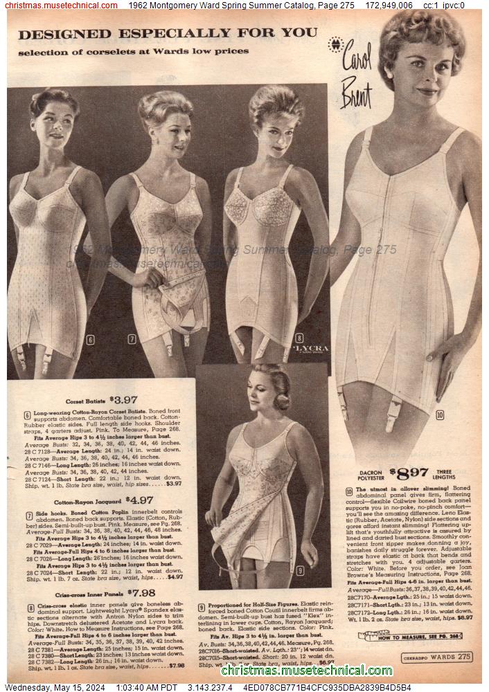 1962 Montgomery Ward Spring Summer Catalog, Page 275