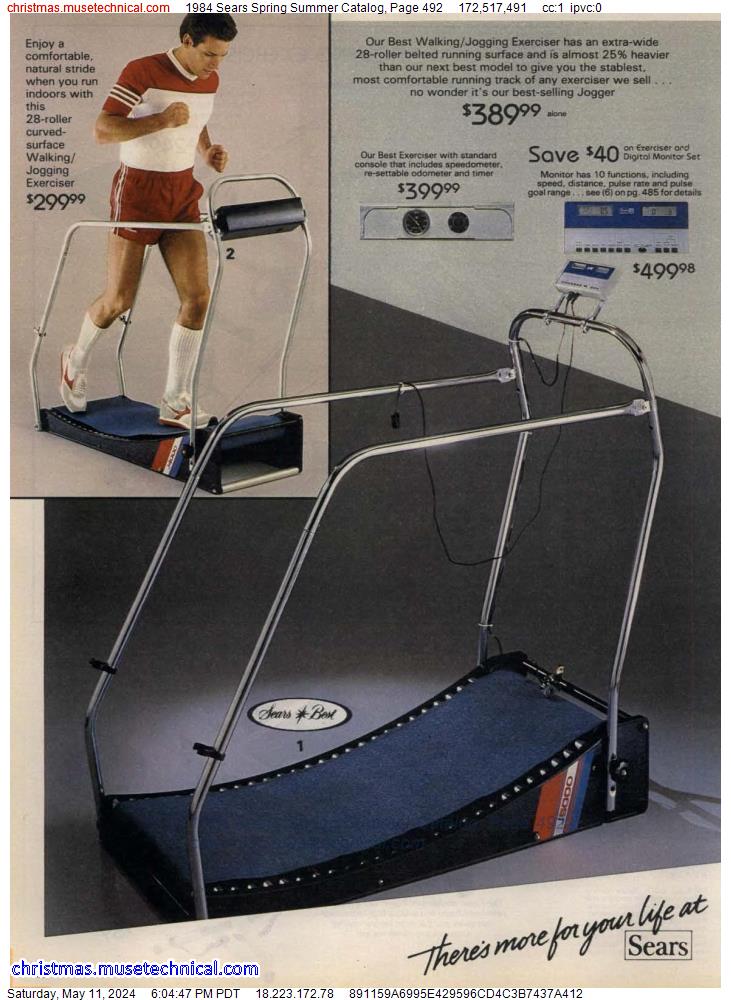 1984 Sears Spring Summer Catalog, Page 492