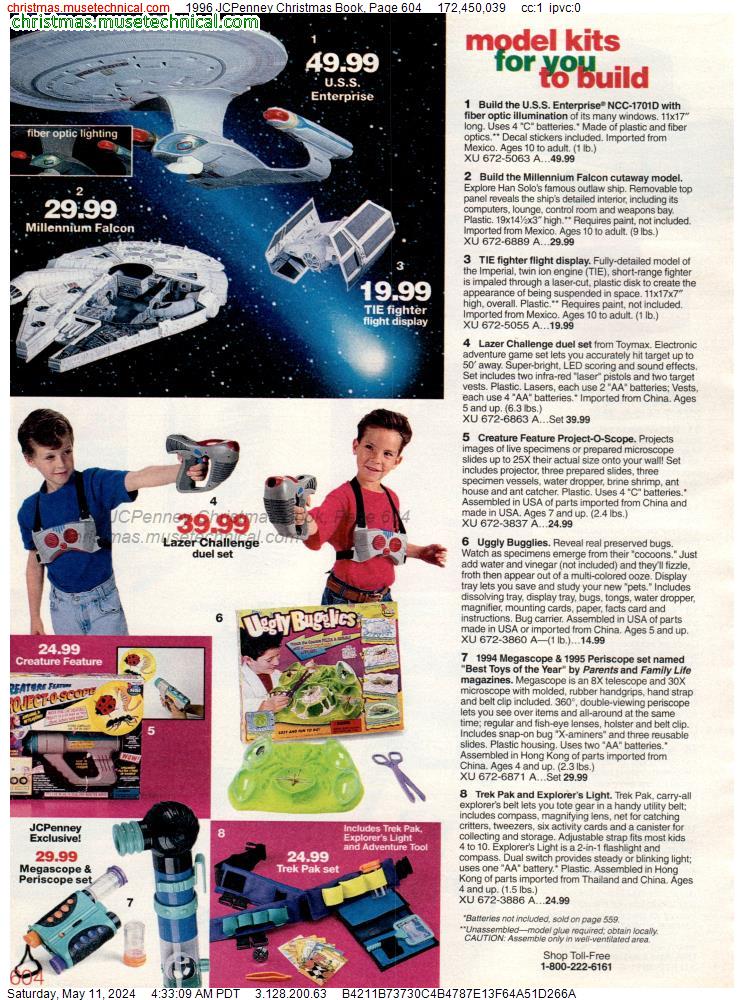 1996 JCPenney Christmas Book, Page 604