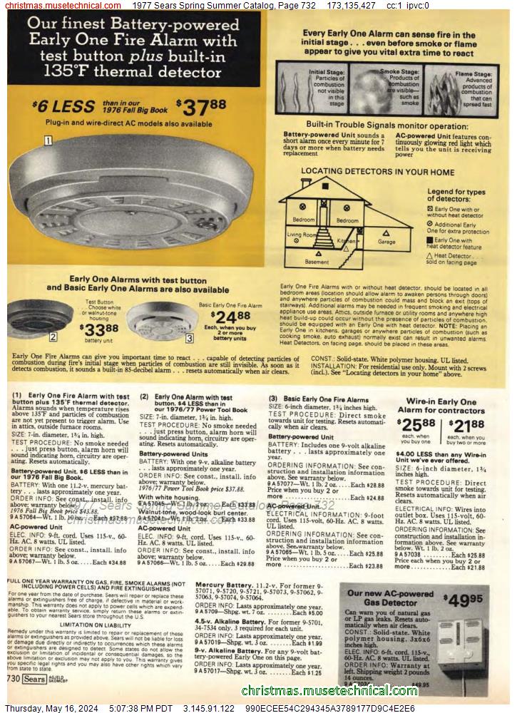 1977 Sears Spring Summer Catalog, Page 732