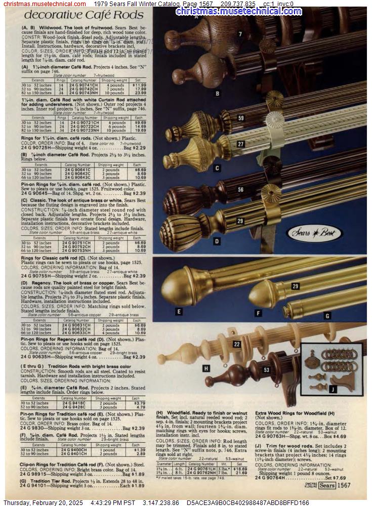 1979 Sears Fall Winter Catalog, Page 1567