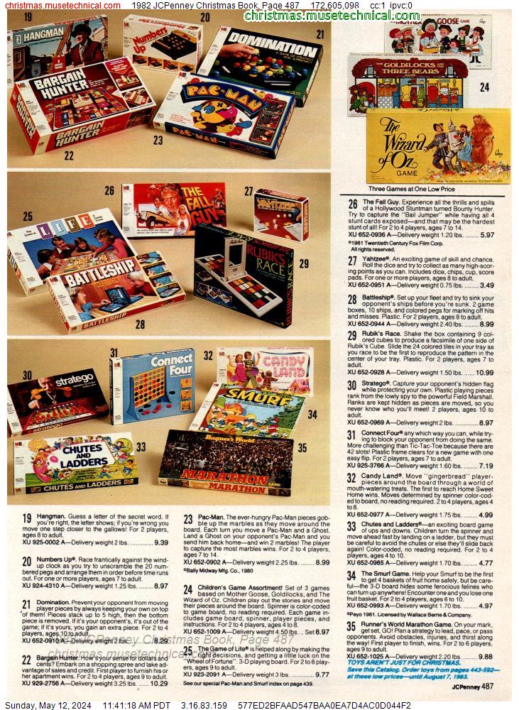 1982 JCPenney Christmas Book, Page 487