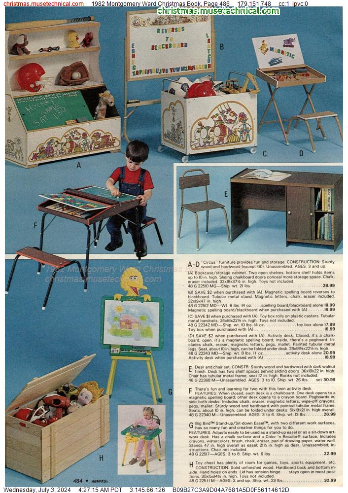 1982 Montgomery Ward Christmas Book, Page 486
