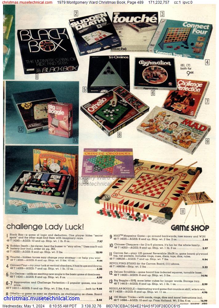 1979 Montgomery Ward Christmas Book, Page 489