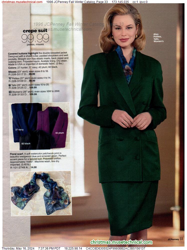 1996 JCPenney Fall Winter Catalog, Page 33