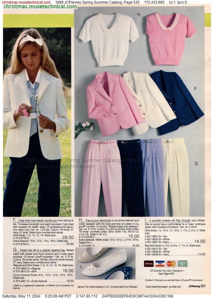 1986 JCPenney Spring Summer Catalog, Page 535