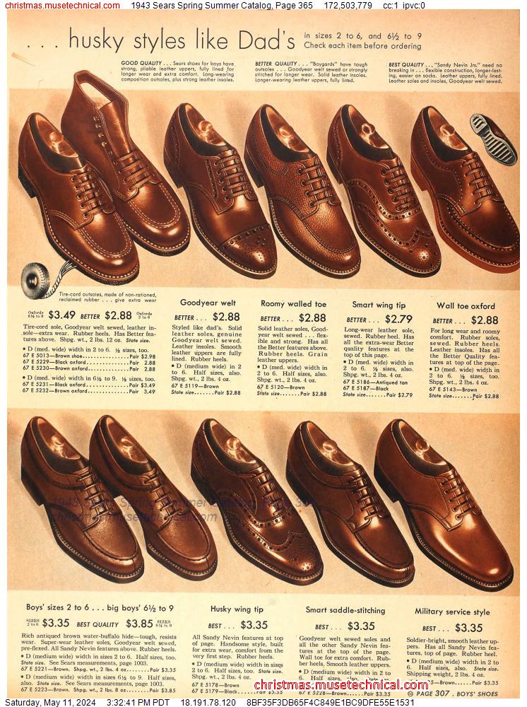 1943 Sears Spring Summer Catalog, Page 365